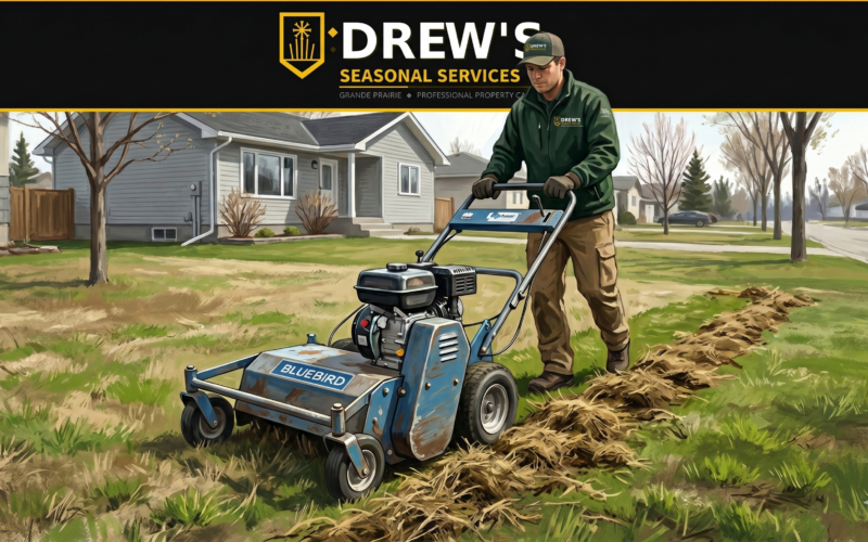 #1 Power Raking Grande Prairie | Drew’s Seasonal GP